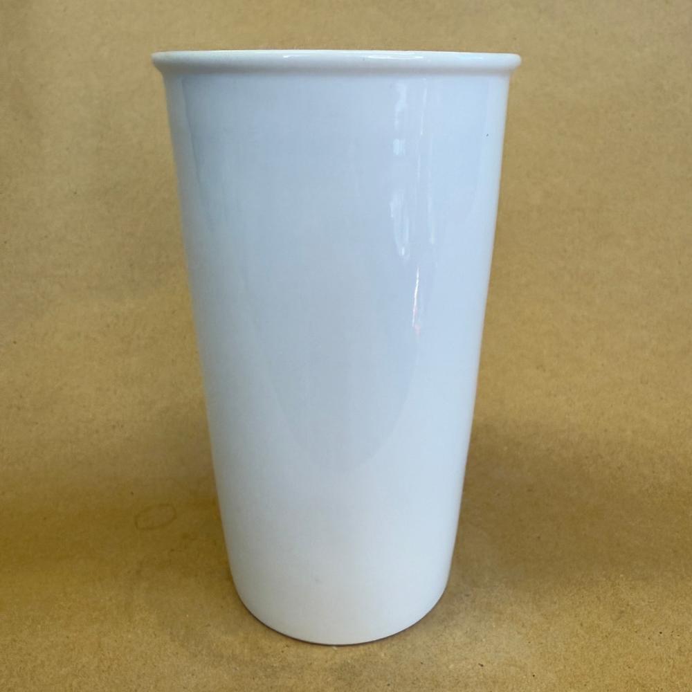 Starbucks White with Green Siren Ceramic Tumbler-2016