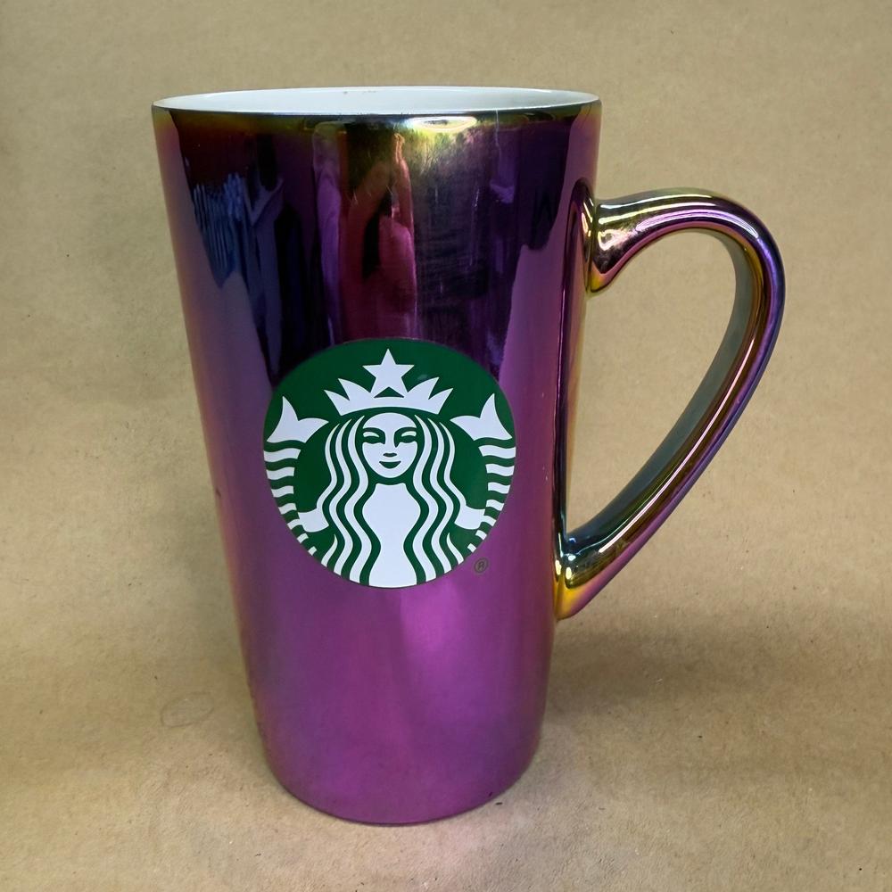 Starbucks Iridescent Rainbow/Oil Slick Tall Mug-2022