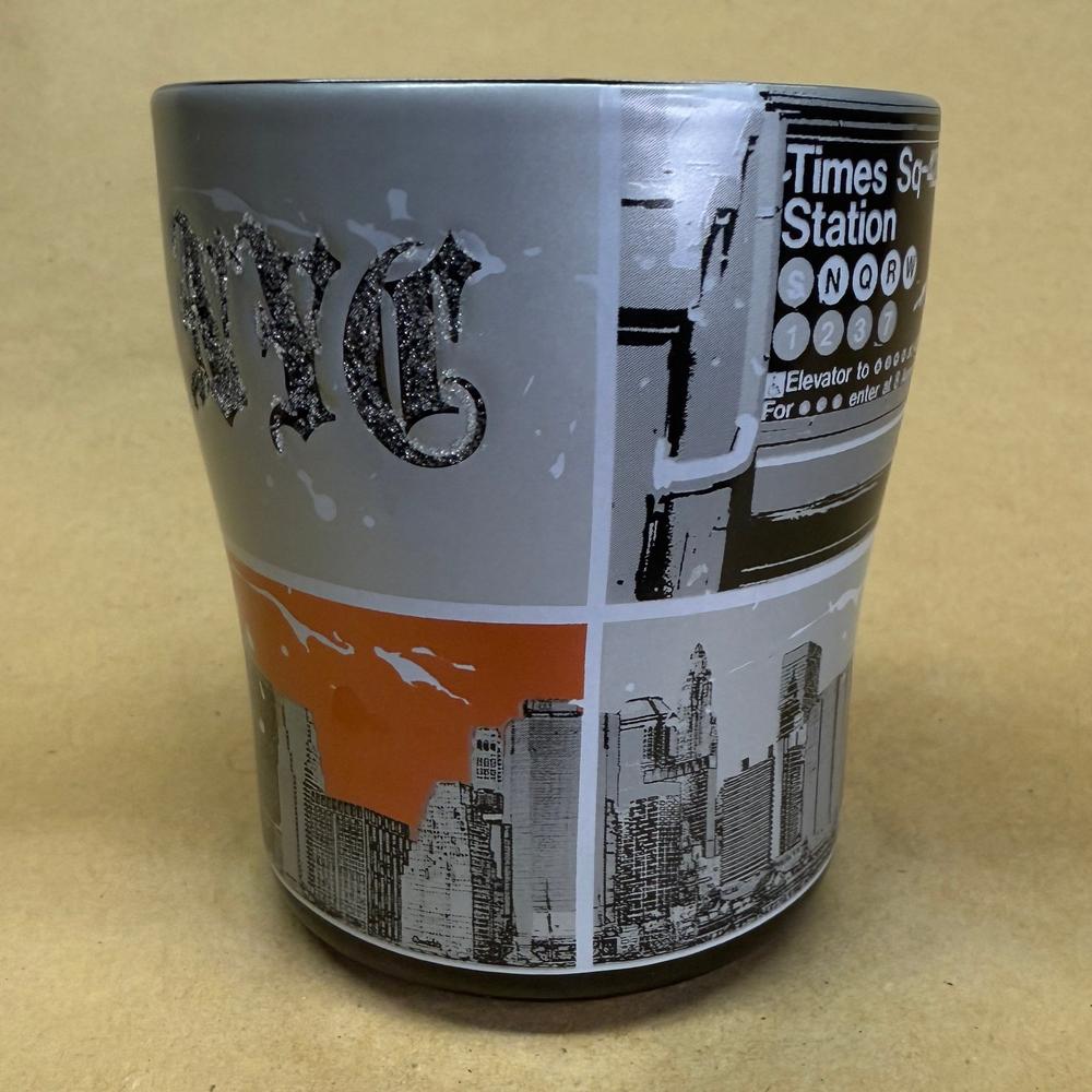 Americaware Embossed New York Tourist Sites Relief Mug-2014