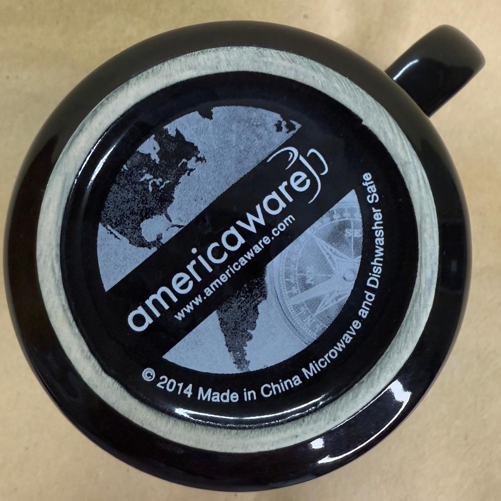 Americaware Embossed New York Tourist Sites Relief Mug-2014