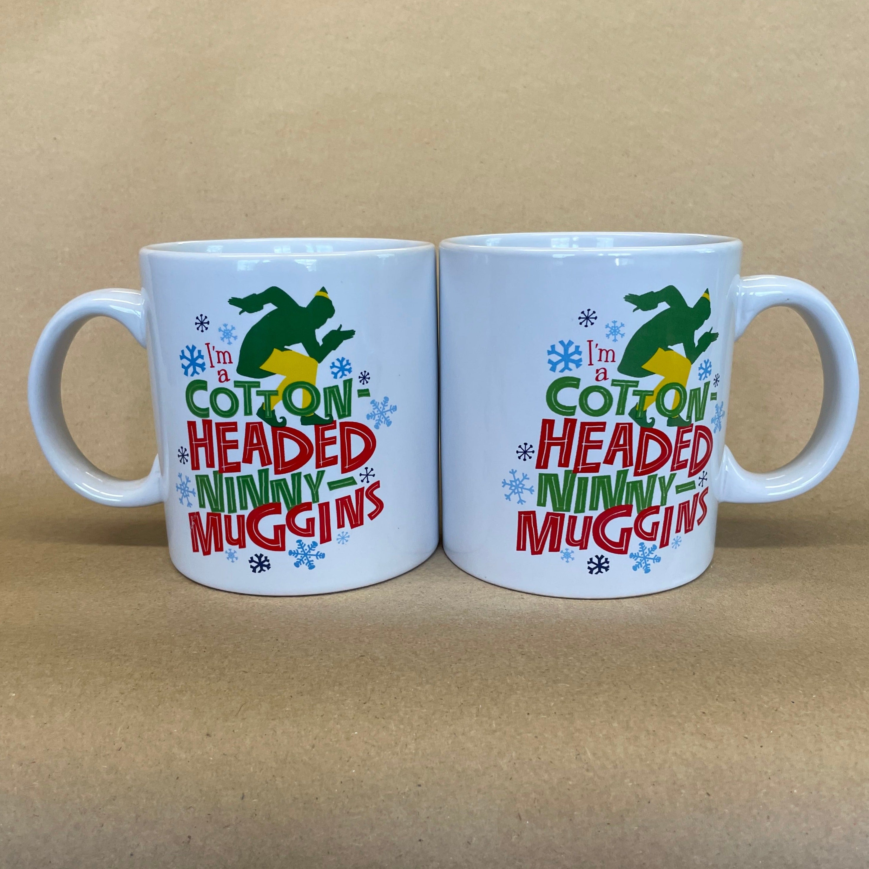 Elf I'm A Cotton-Headed Ninny-Muggins Mug-2019 Pair