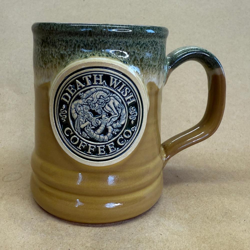 Death Wish Coffee St Patrick & Caorthannach Deneen Pottery Mug-2019 #1943/5000