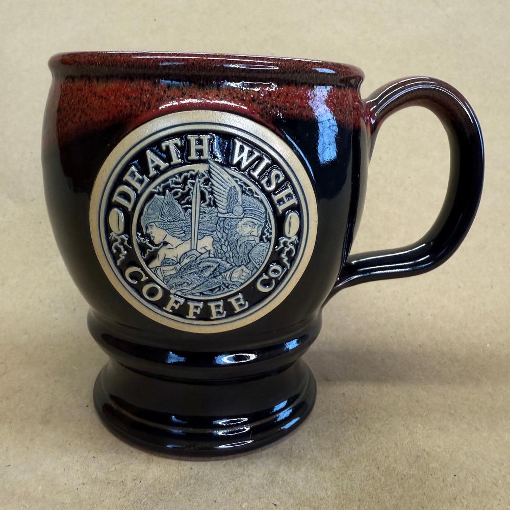 Death Wish Coffee Thor and Valkyrie Deneen Pottery Mug-2019 #4725/5000