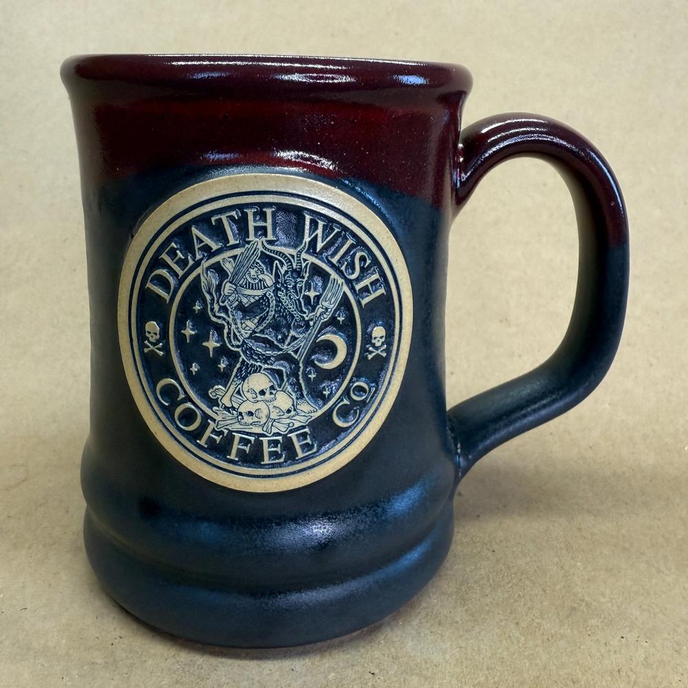 Death Wish Coffee Winter Krampus Deneen Pottery Mug-2019 #2661/3666