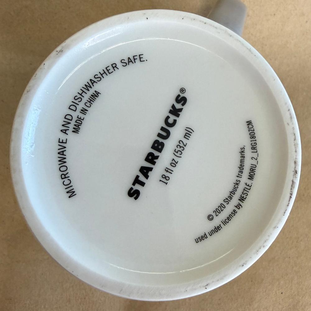 Starbucks Grey Marble Swirl Green Siren Mugs-2020