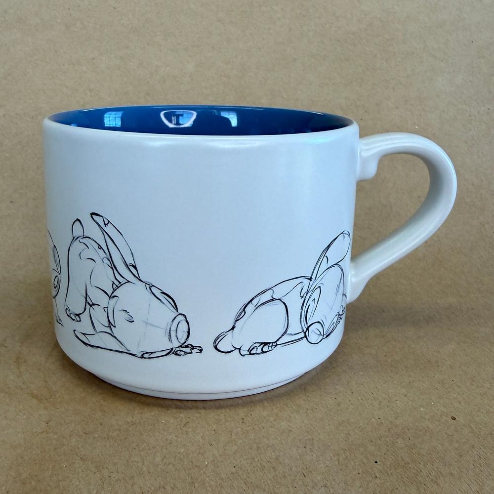 Disney Parks Stitch Character Artist Sketch Mug