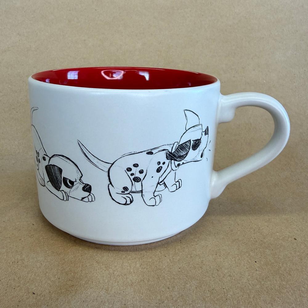 Disney Parks 101 Dalmatians Patch Character Artist Sketch Mug