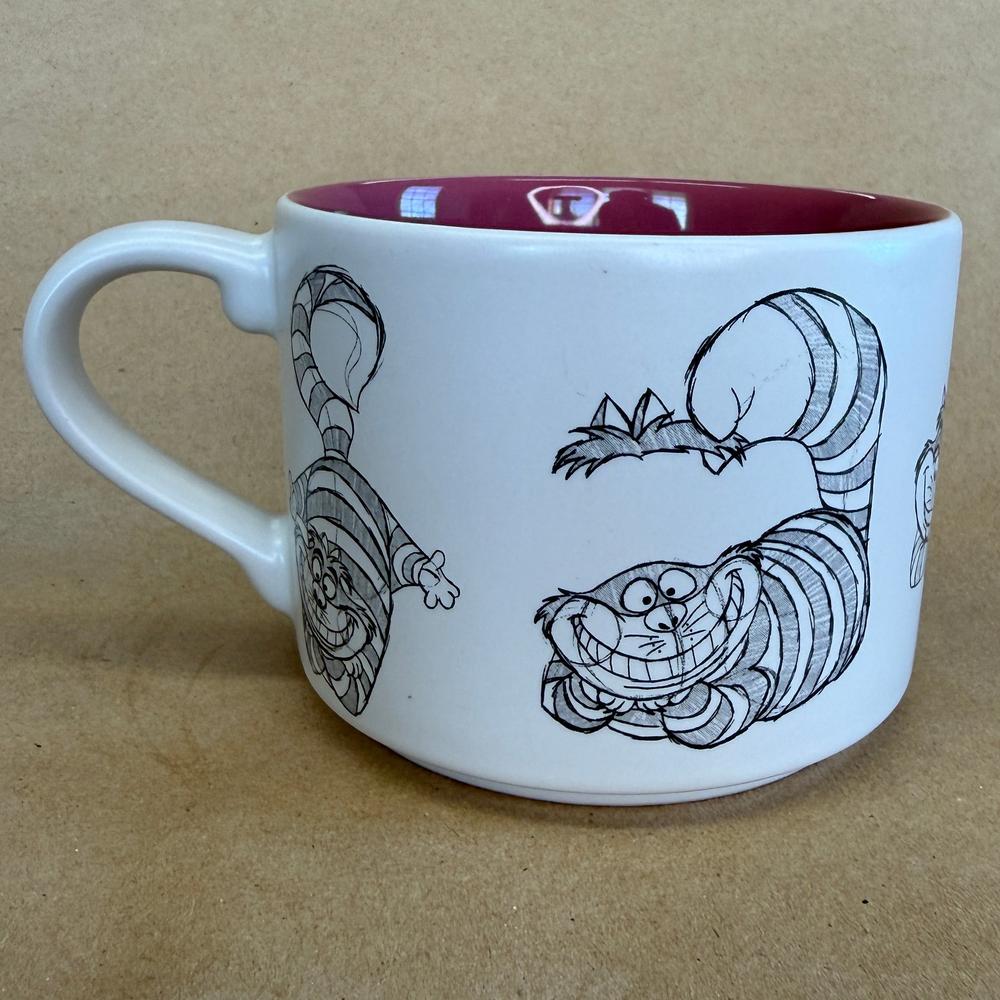 Disney Parks Cheshire Cat Character Artist Sketch Mug