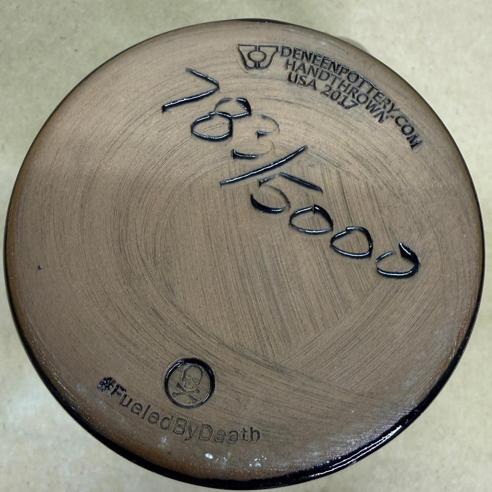 Death Wish Coffee Friday The 13th Deneen Pottery Mug-2017 #783/5000