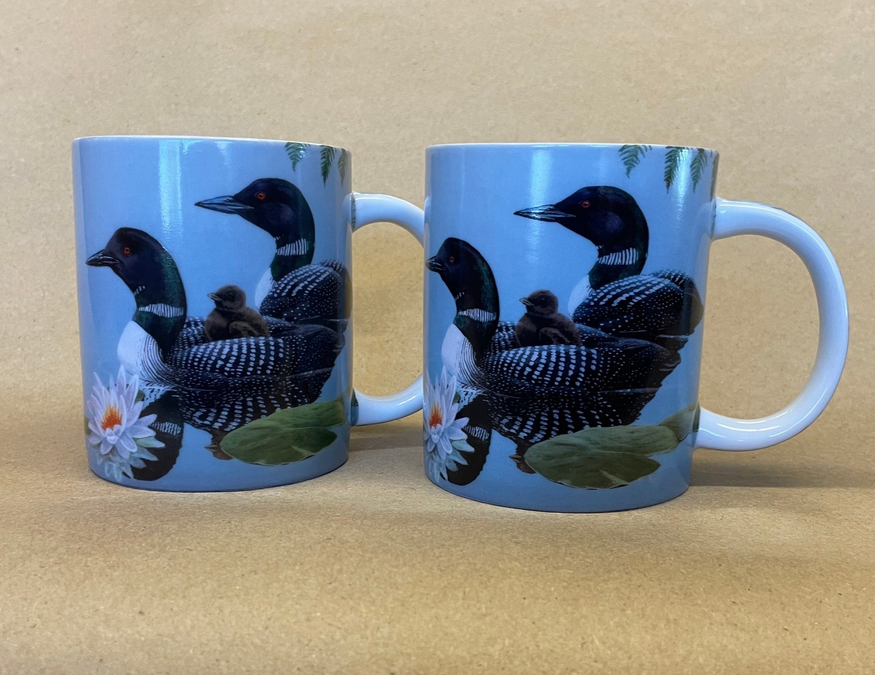 Cape Shore Common Loon Mugs-Pair