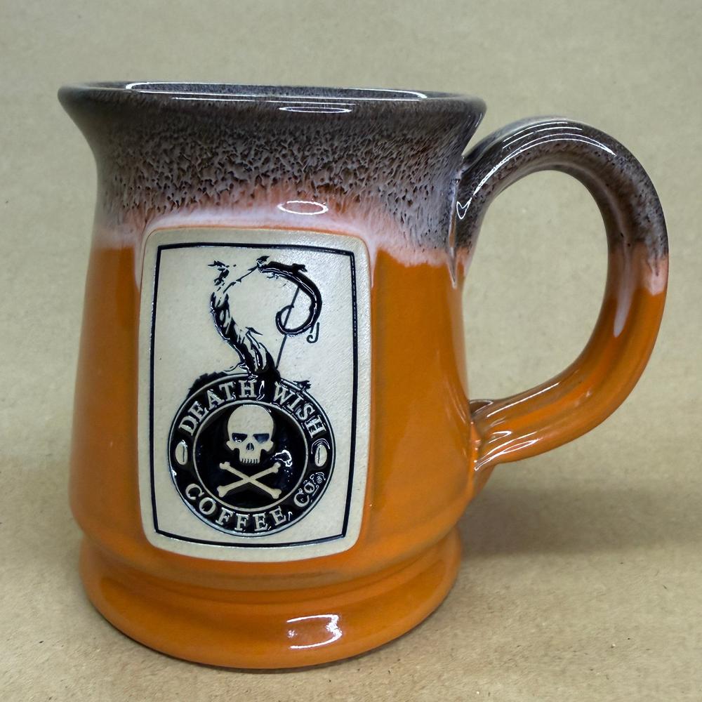 Death Wish Coffee Cauldron Aged Pumpkin Deneen Pottery Mug-2019 #3061/3500