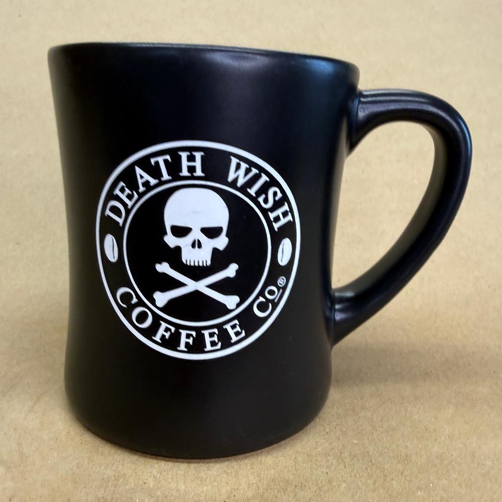 Death Wish Coffee Logo Black Diner Mug