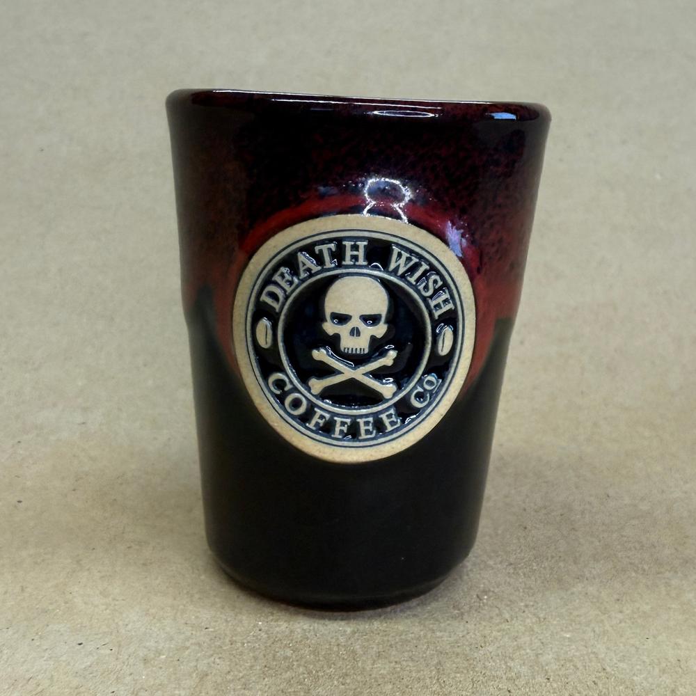 Death Wish Coffee Shot Glass Deneen Pottery-2015