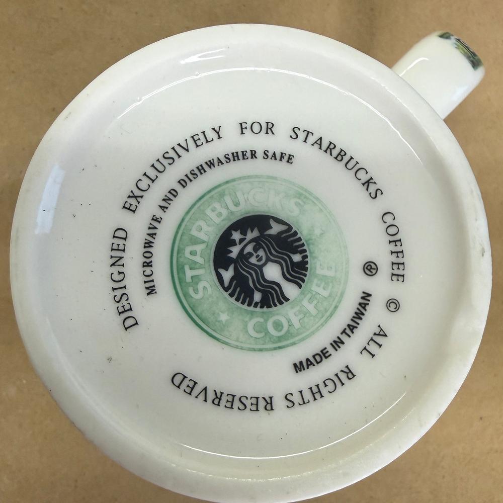 Starbucks Barista Pike Place Market Christmas Scene Mug