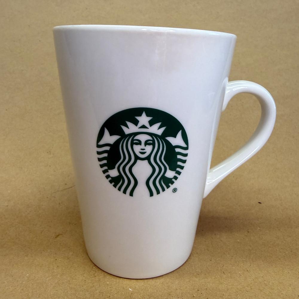 Starbucks Tall White with Green Siren Mug-2016