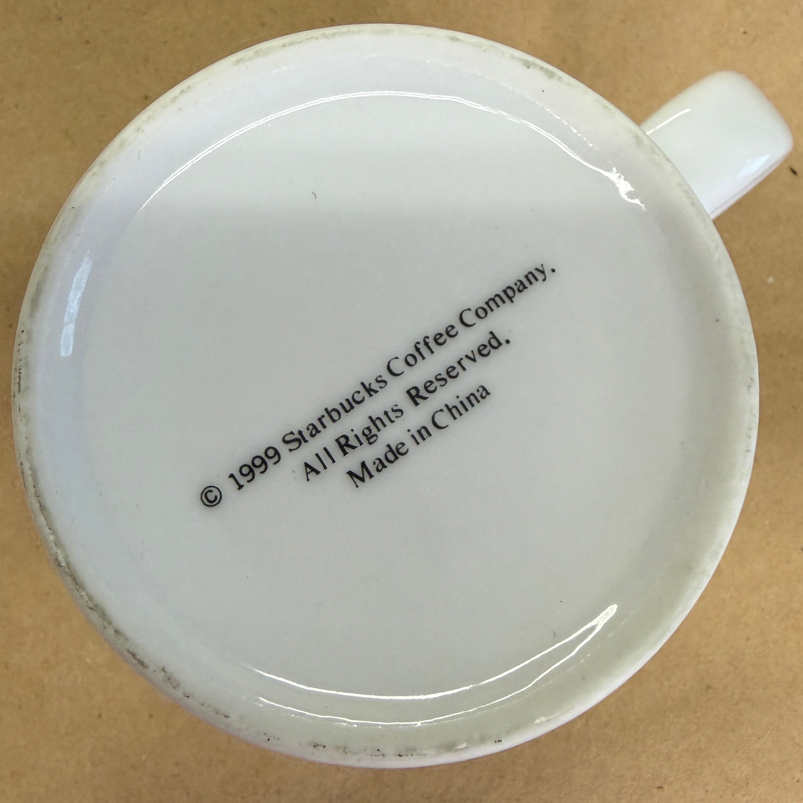 Starbucks White with Siren Logo Mug-1999