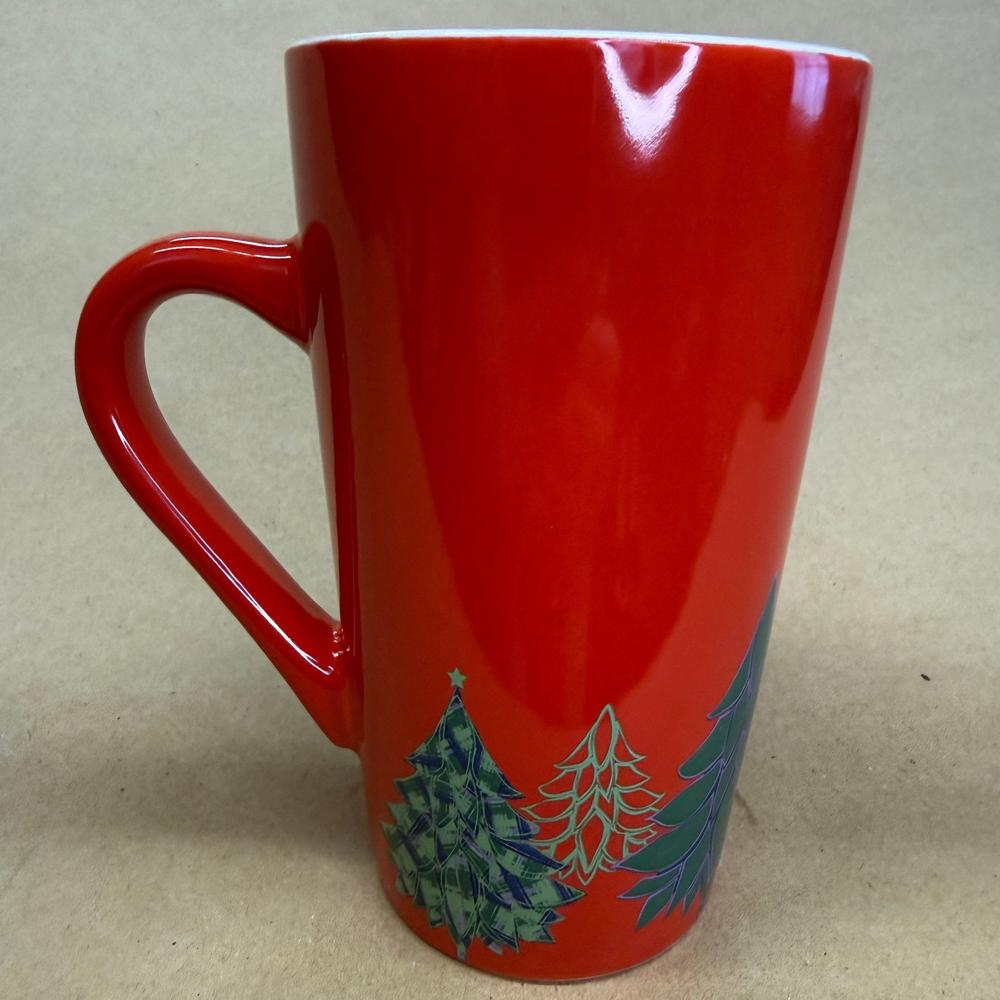 Starbucks Tall Red Holiday Trees Siren Mug-2020