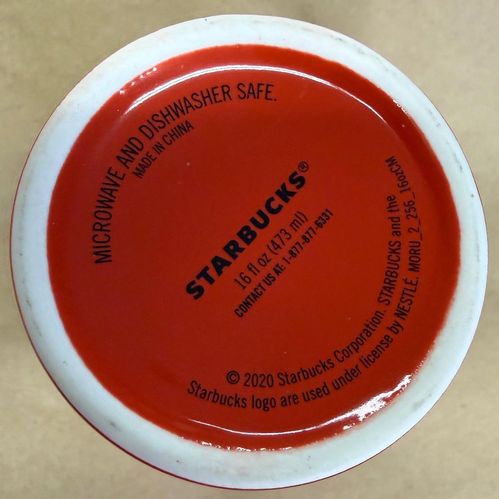 Starbucks Tall Red Holiday Trees Siren Mug-2020