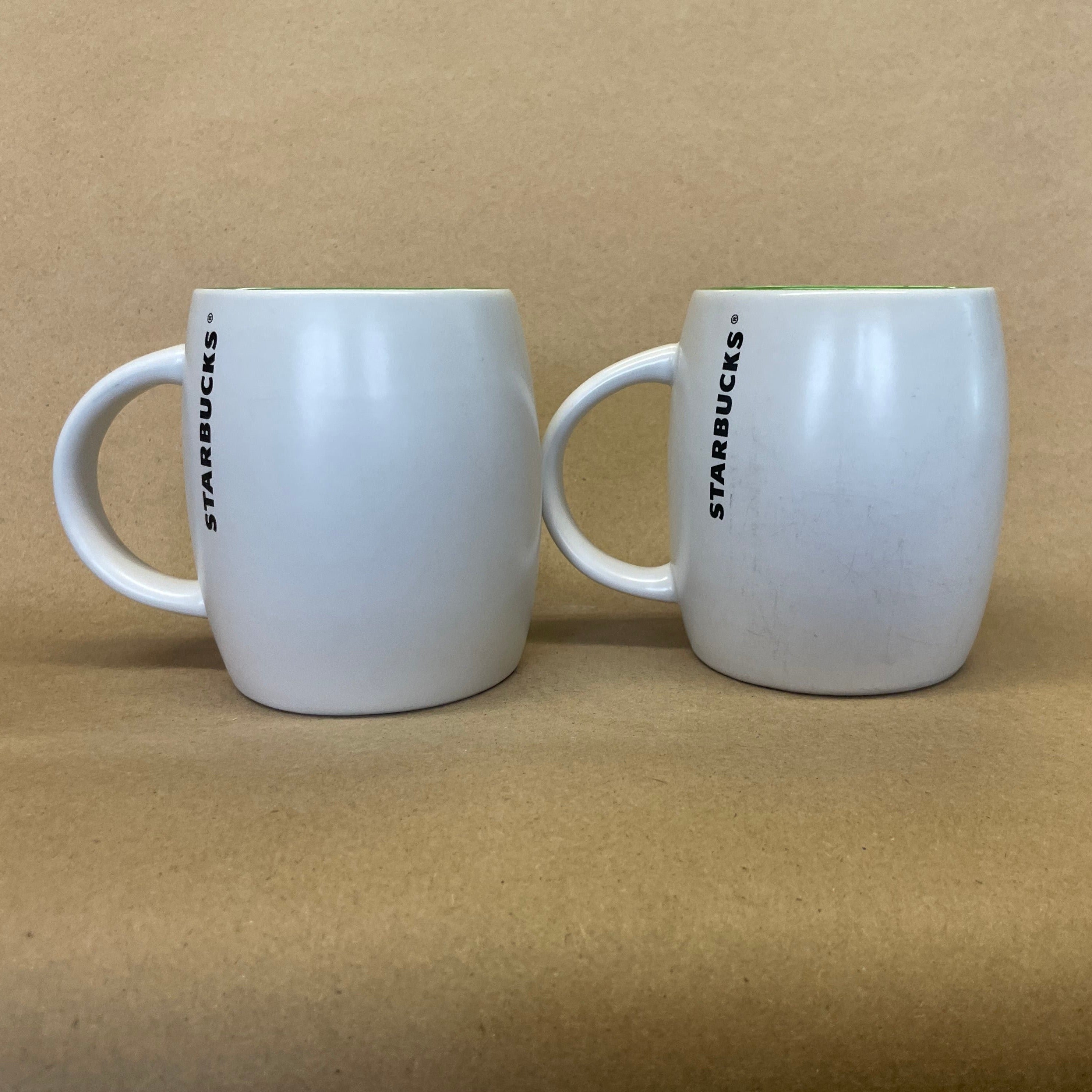 Starbucks Etched Siren Mermaid Mugs-2011 Pair