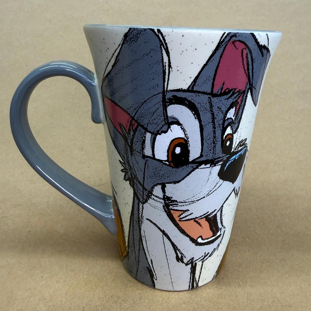 Disney Store Lady and the Tramp Sketch Mug
