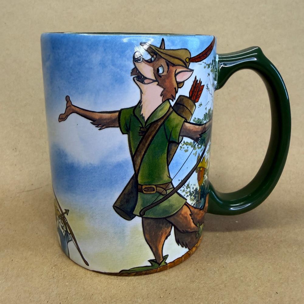 Disney Store Robin Hood Friar Tuck Little John Mug