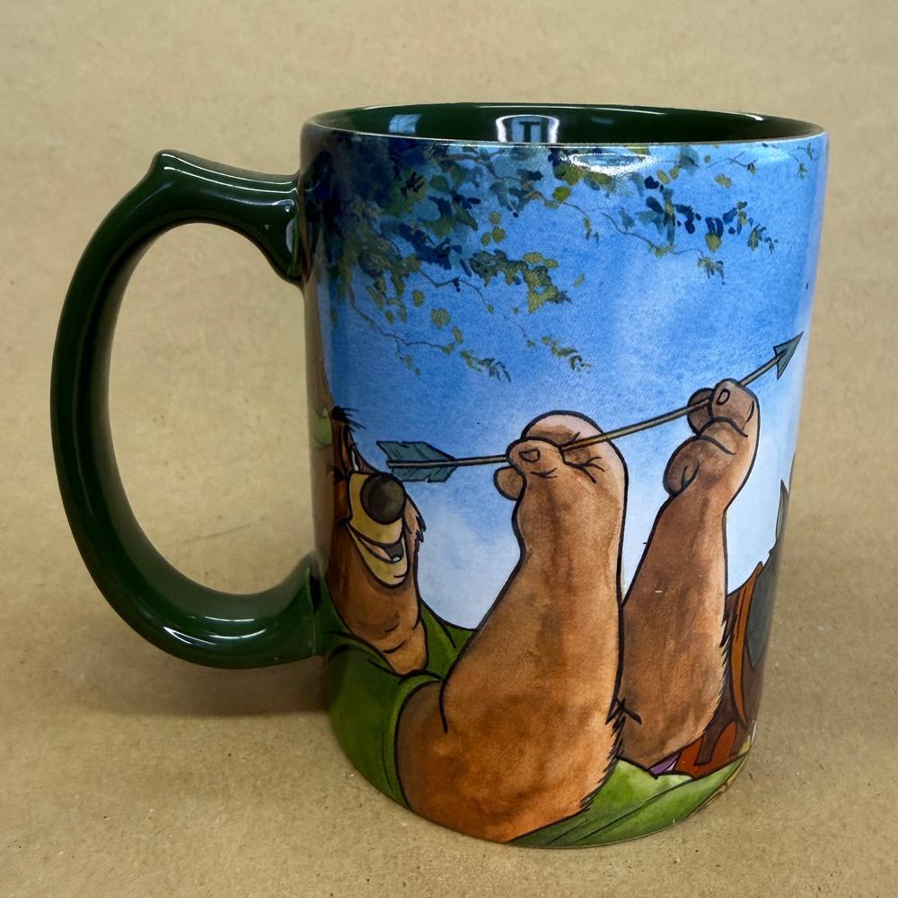 Disney Store Robin Hood Friar Tuck Little John Mug