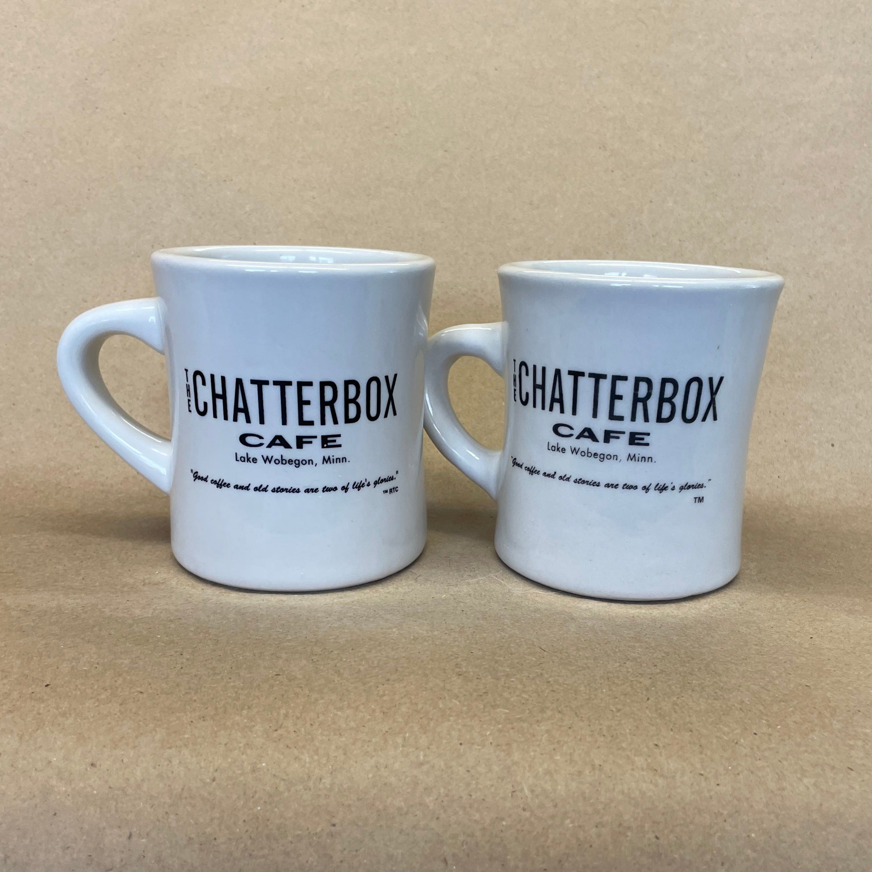 Chatterbox Cafe Lake Wobegon Mugs-Pair