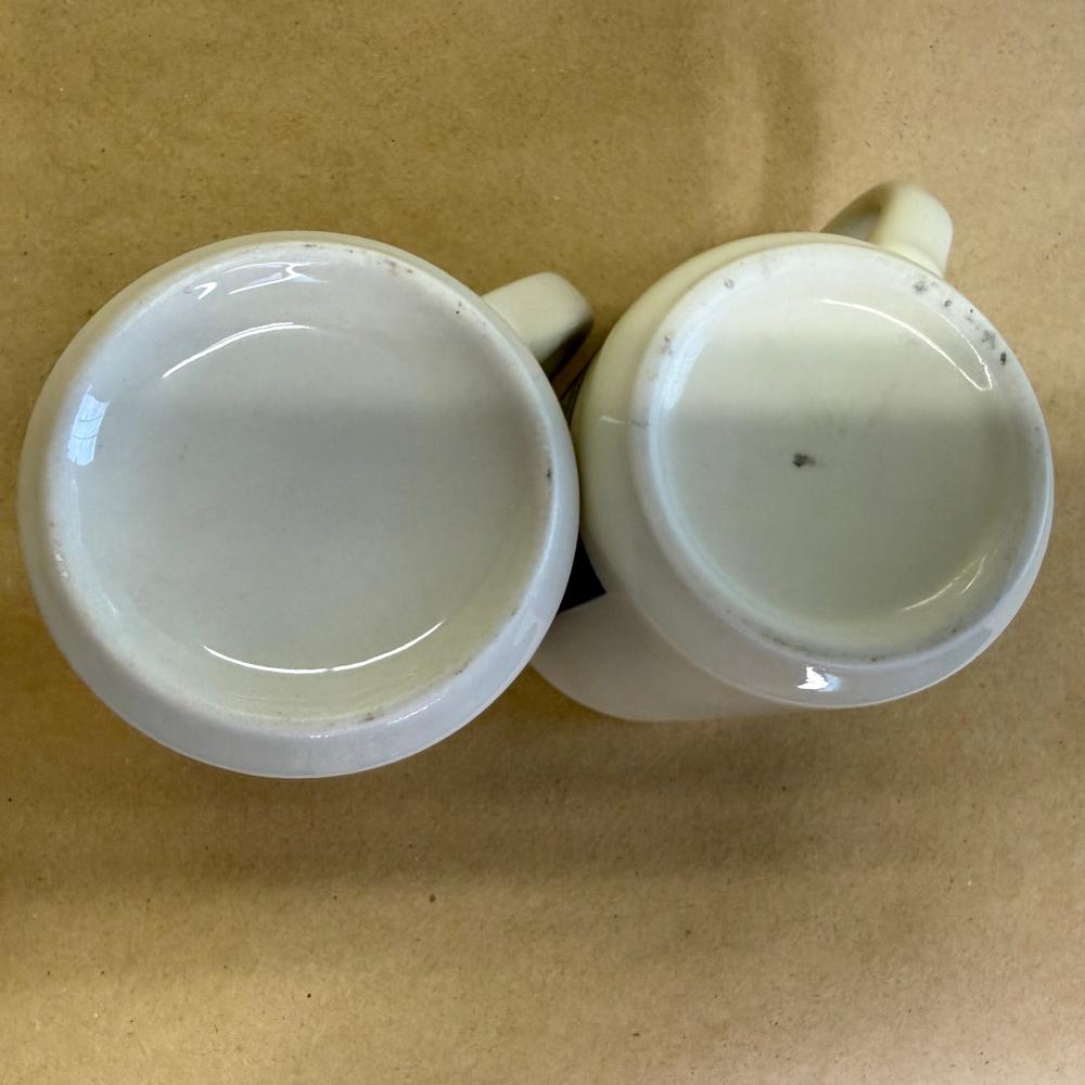 Morton Salt When It Rains It Pours 1914 Logo Mugs-Pair
