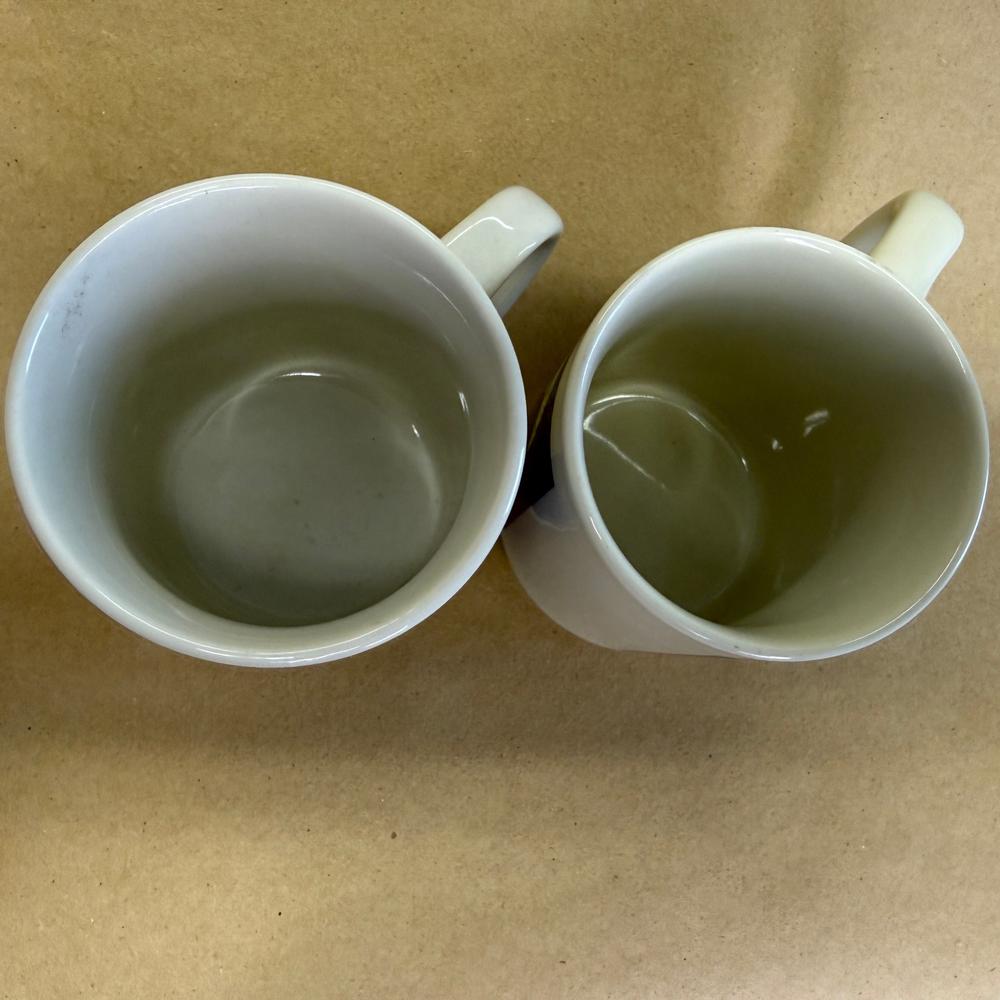 Morton Salt When It Rains It Pours 1914 Logo Mugs-Pair