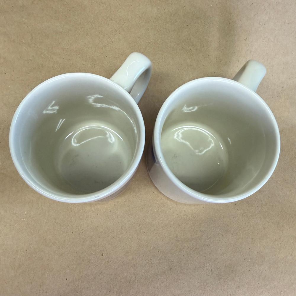 Morton Salt When It Rains It Pours 1921 Logo Mugs-Pair