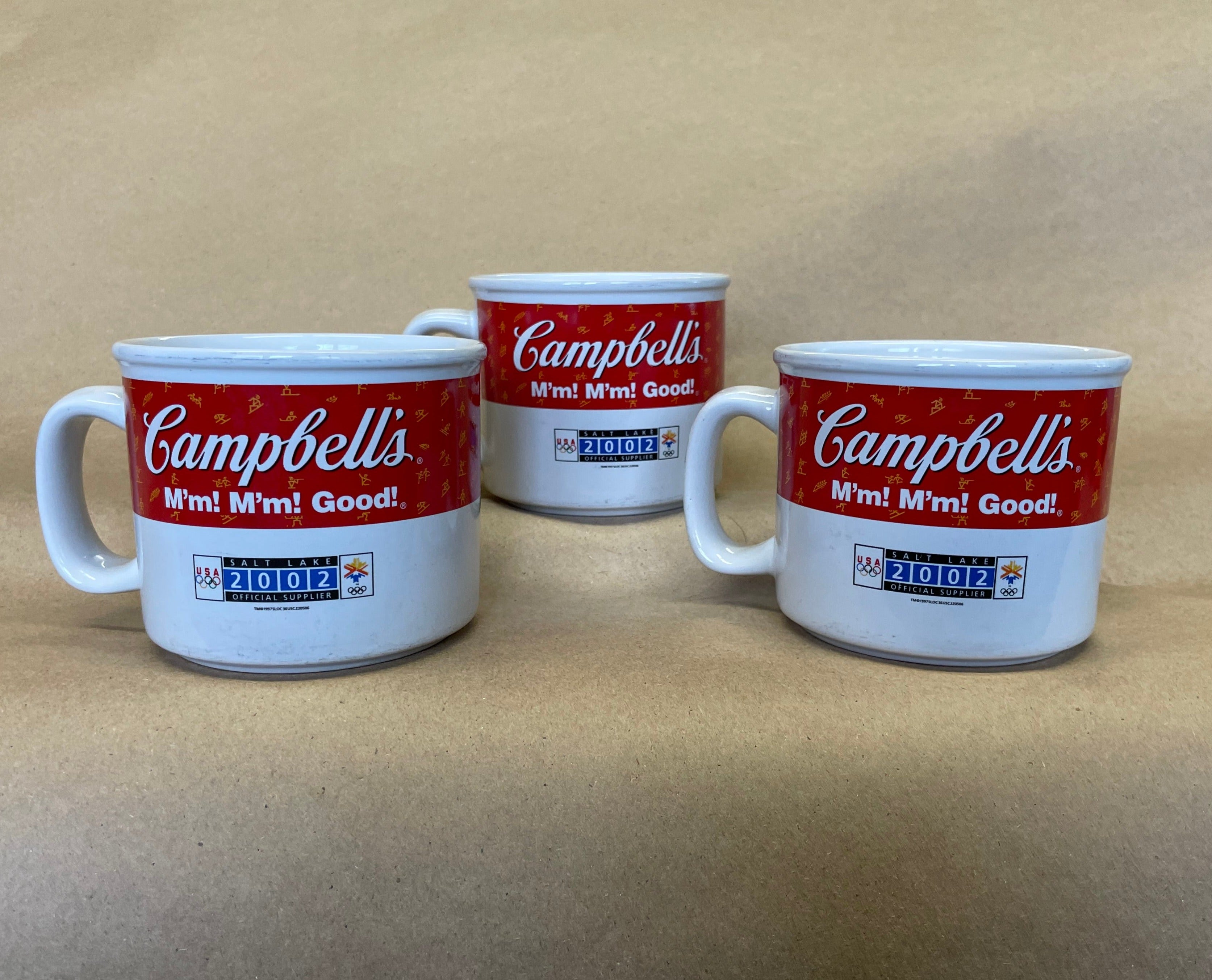 Campbell's Limited Edition 2002 U.S. Winter Olympics Mugs-Set 3 of 4