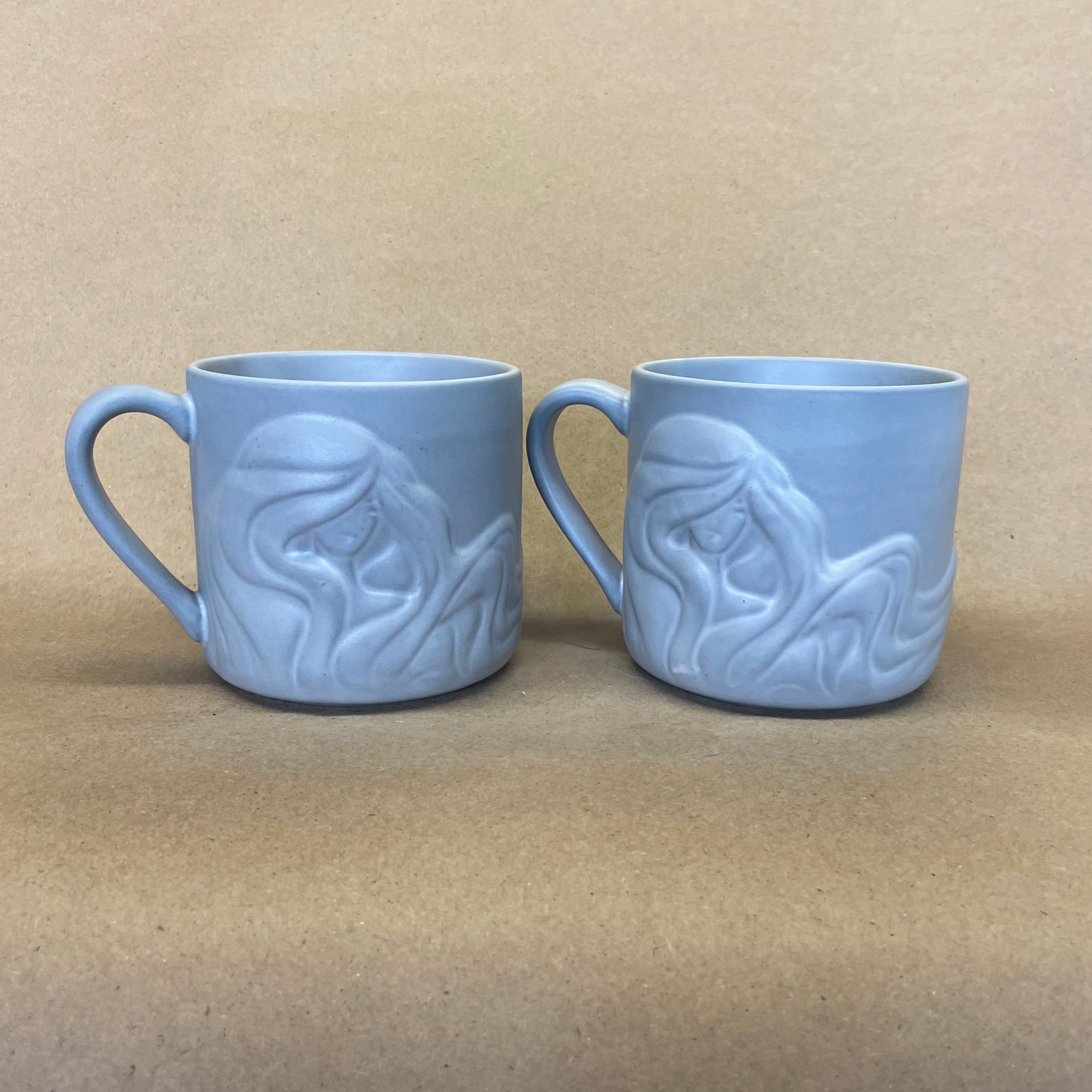 Starbucks Since 71 Embossed Mugs-2016 Pair