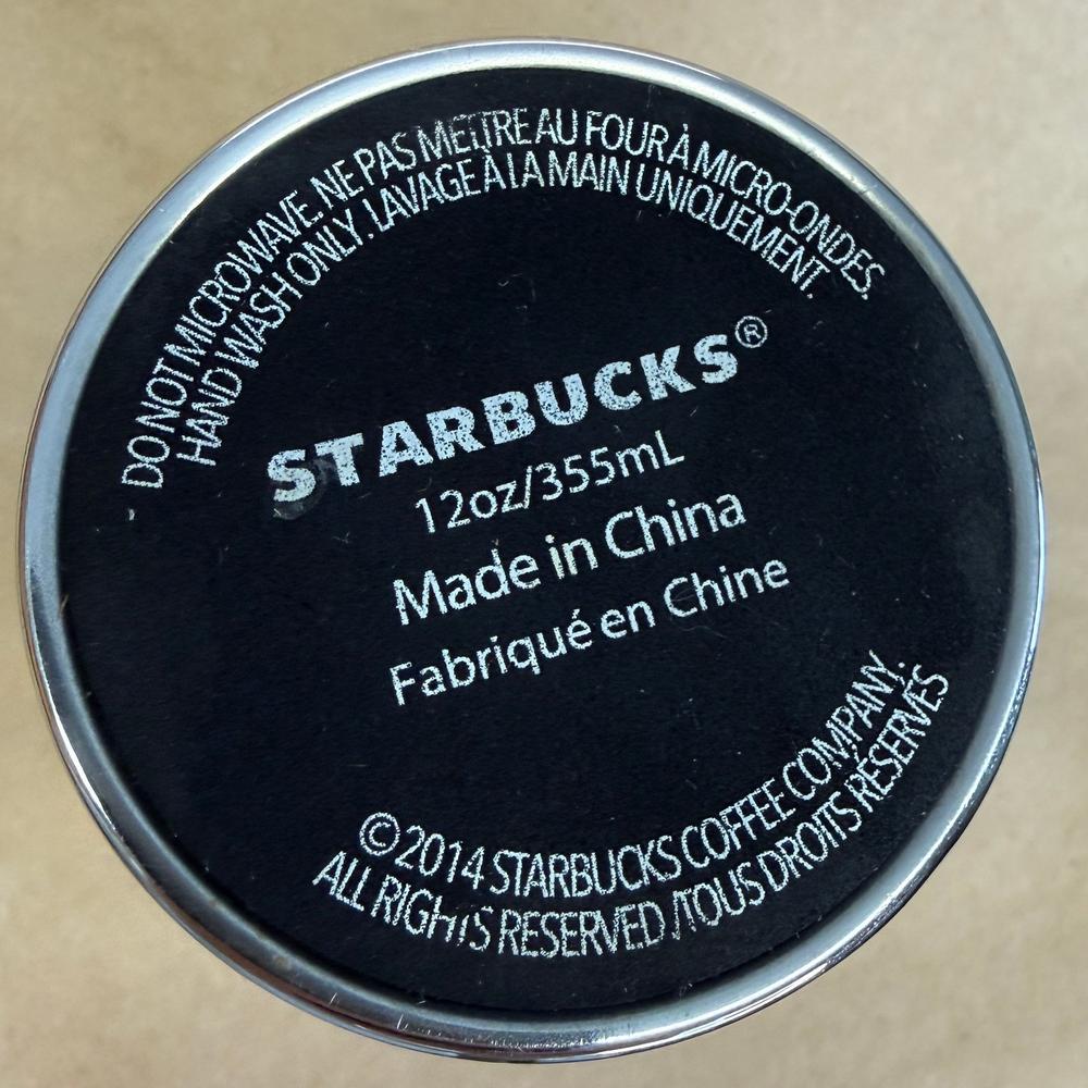 Starbucks Stainless Steel and Ceramic Tumbler-2014