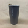 Starbucks Swarovski Anniversary Ceramic Gray & Gold Tumbler Mug-2015