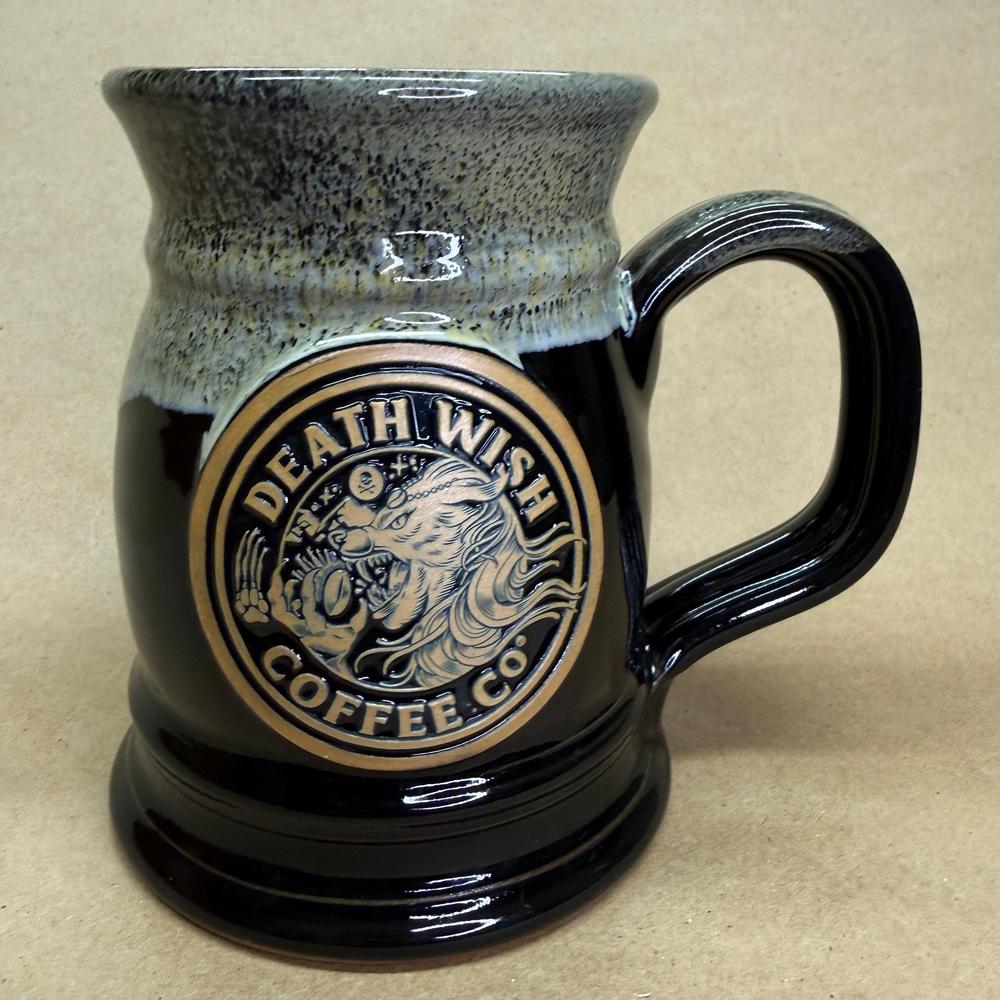 Death Wish Coffee Two Faced She-Wolf Deneen Pottery Mug-2024 #1686/3500