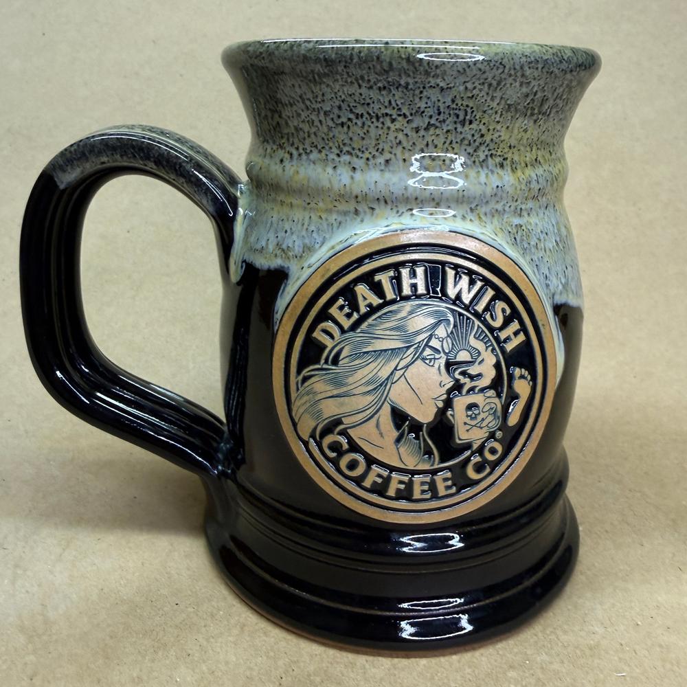 Death Wish Coffee Two Faced She-Wolf Deneen Pottery Mug-2024 #1686/3500