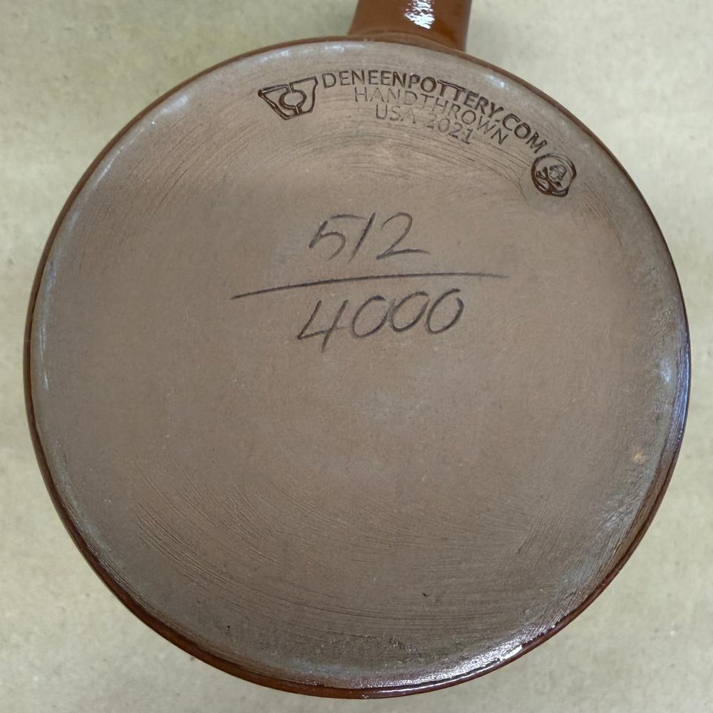 Death Wish Coffee Gingerdead Man Deneen Pottery Mug-2021 #512/4000