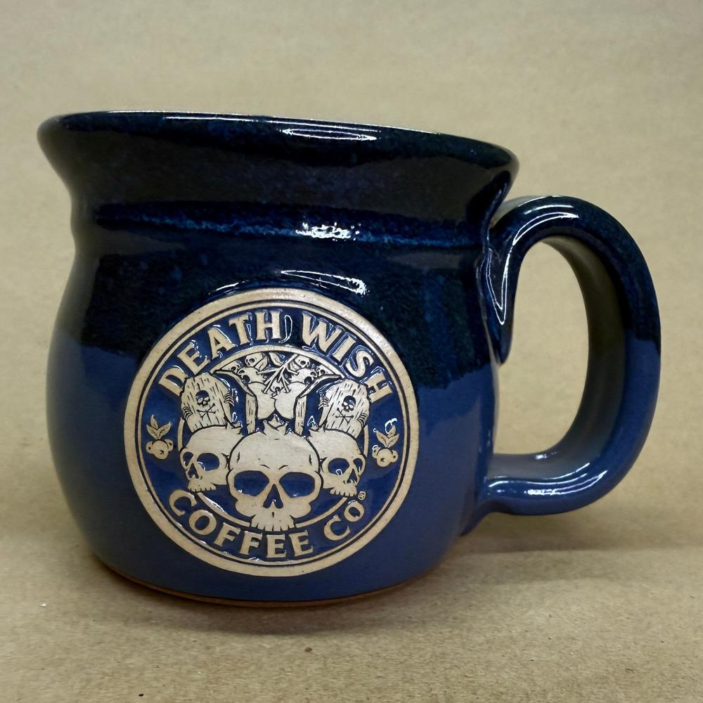 Death Wish Coffee Blue and Buried Sunset Hill Mug-2023 #204/2000