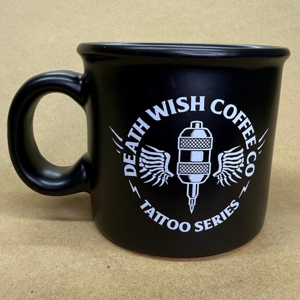 Death Wish Coffee Tattoo Series Beans on the Brain Mug