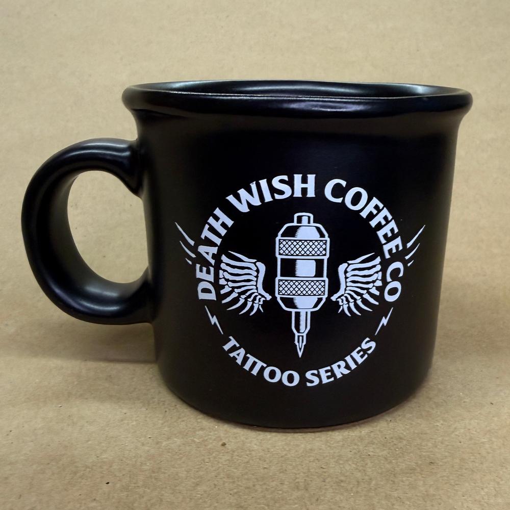 Death Wish Coffee Tattoo Series Reaper Pour Mug