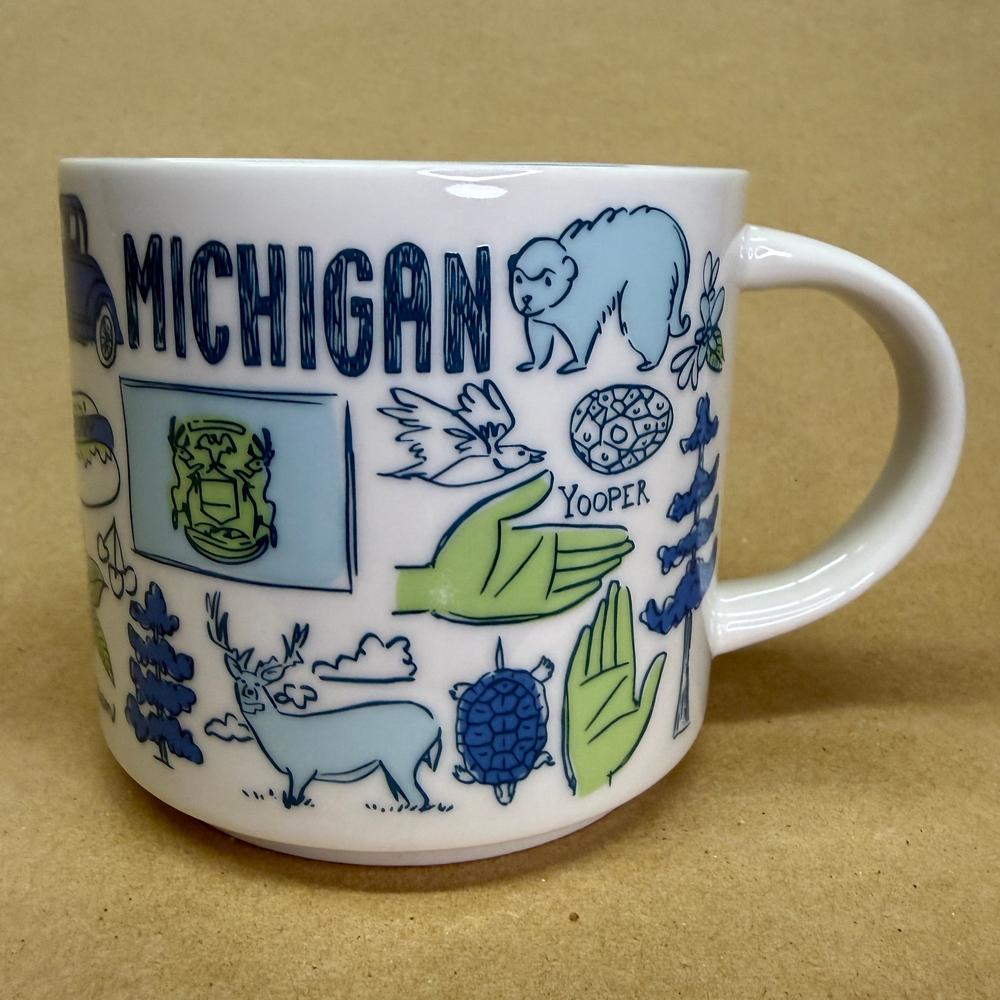 Starbucks Been There Series Mug Michigan-2021