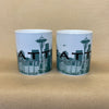 Starbucks Skyline Series Seattle Mugs-2002 Pair