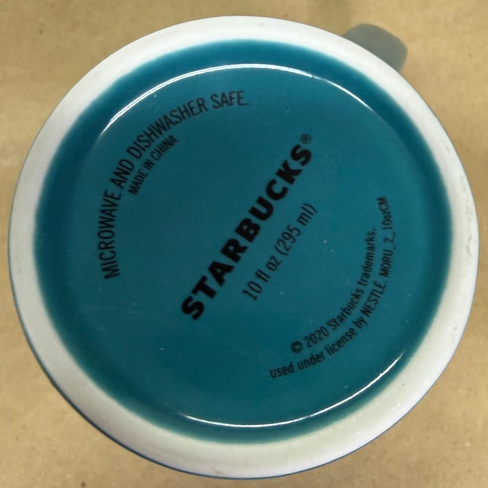 Starbucks Teal Camo Dogs with Green Siren Mug-2020