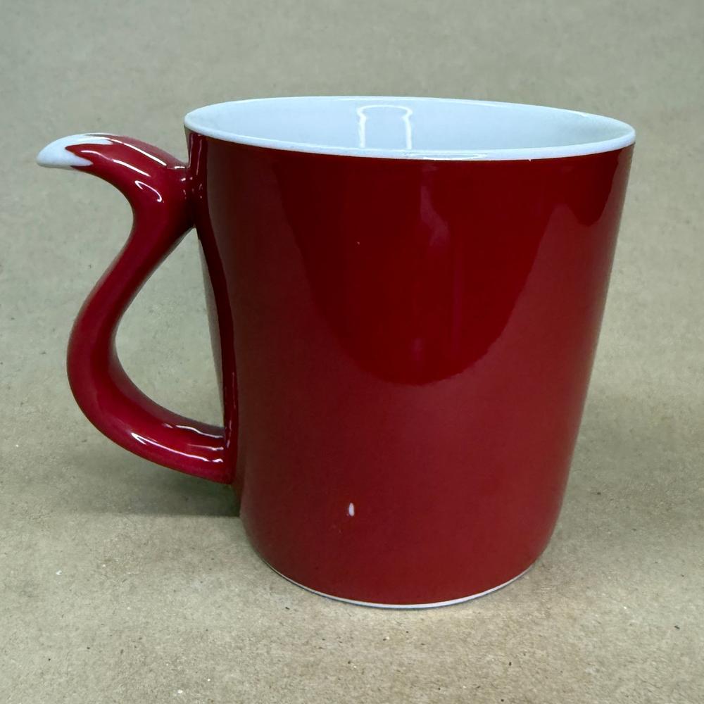 Starbucks Red Fox Tail Handle New Bone China Mug-2012