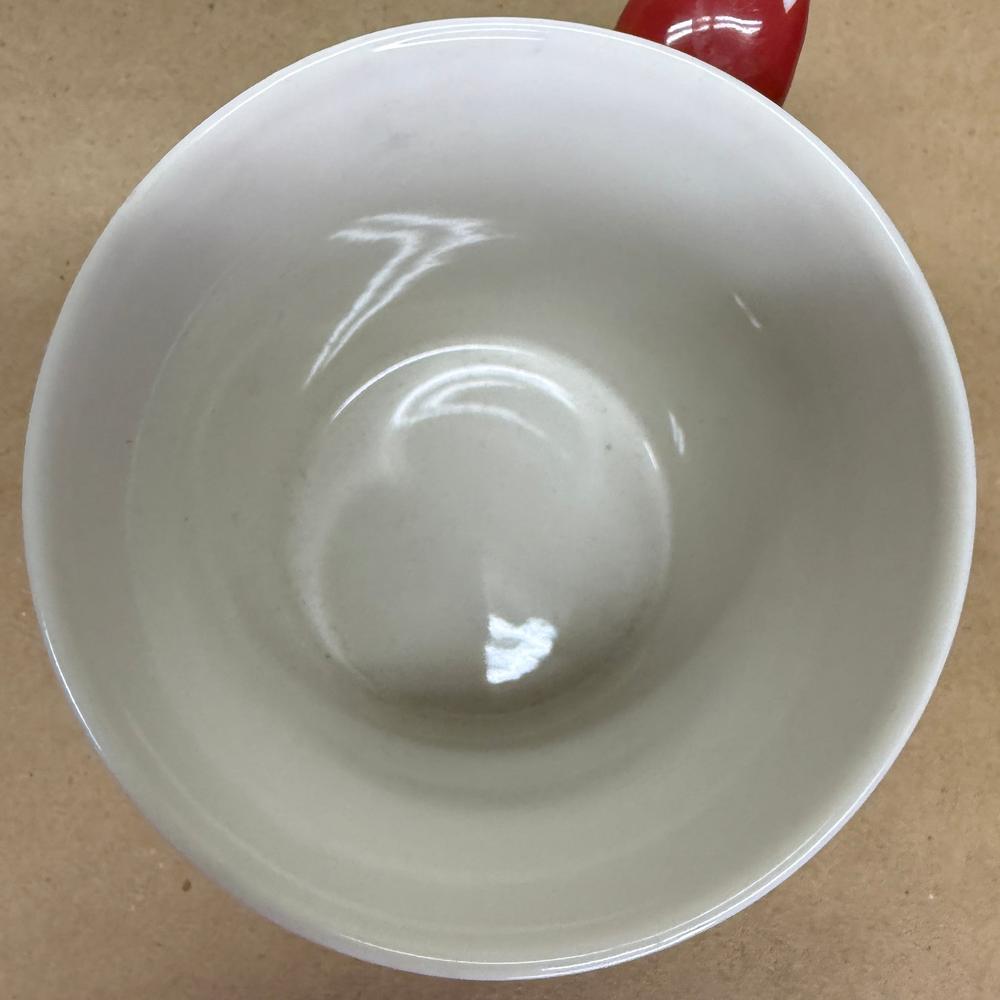 Starbucks Red Fox Tail Handle New Bone China Mug-2012