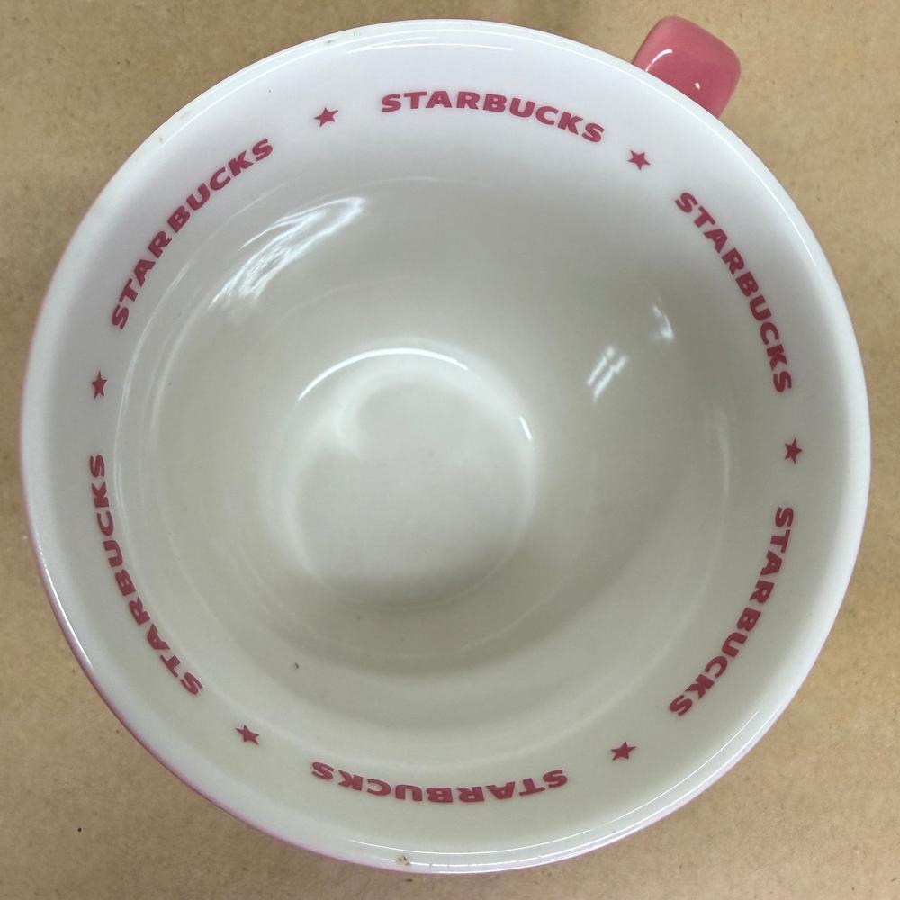 Starbucks Pink Ribbed Fluted Mug-2016