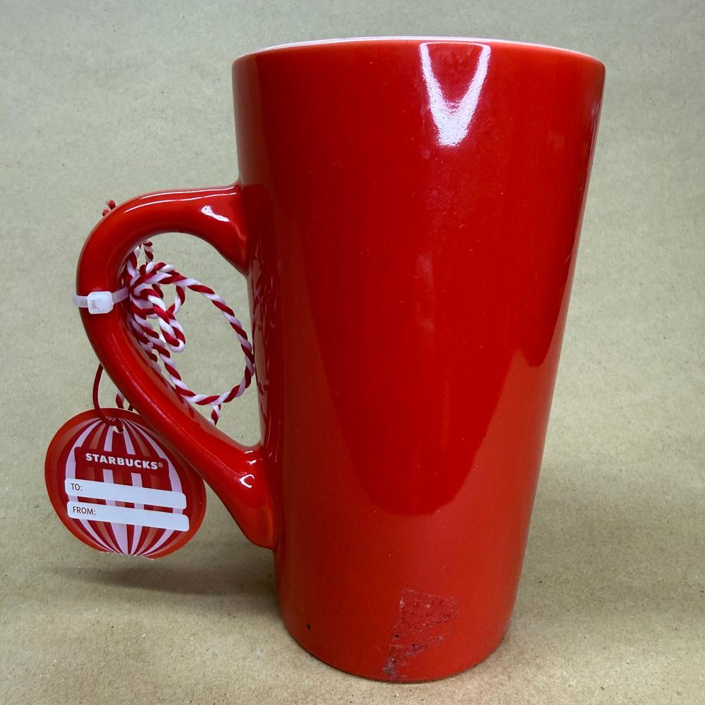 Starbucks Tall Red Holiday Siren Mug-2024