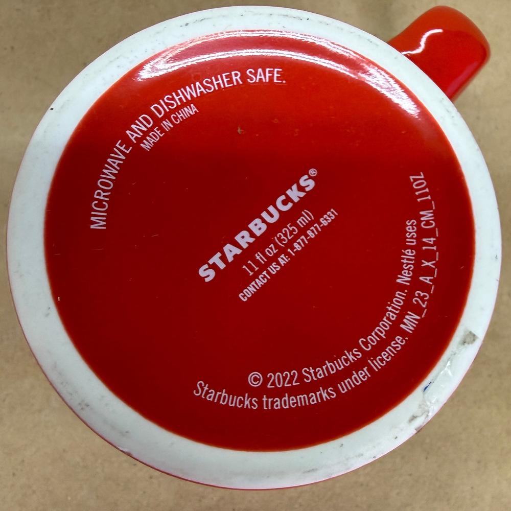 Starbucks Green Siren Red Mug-2022