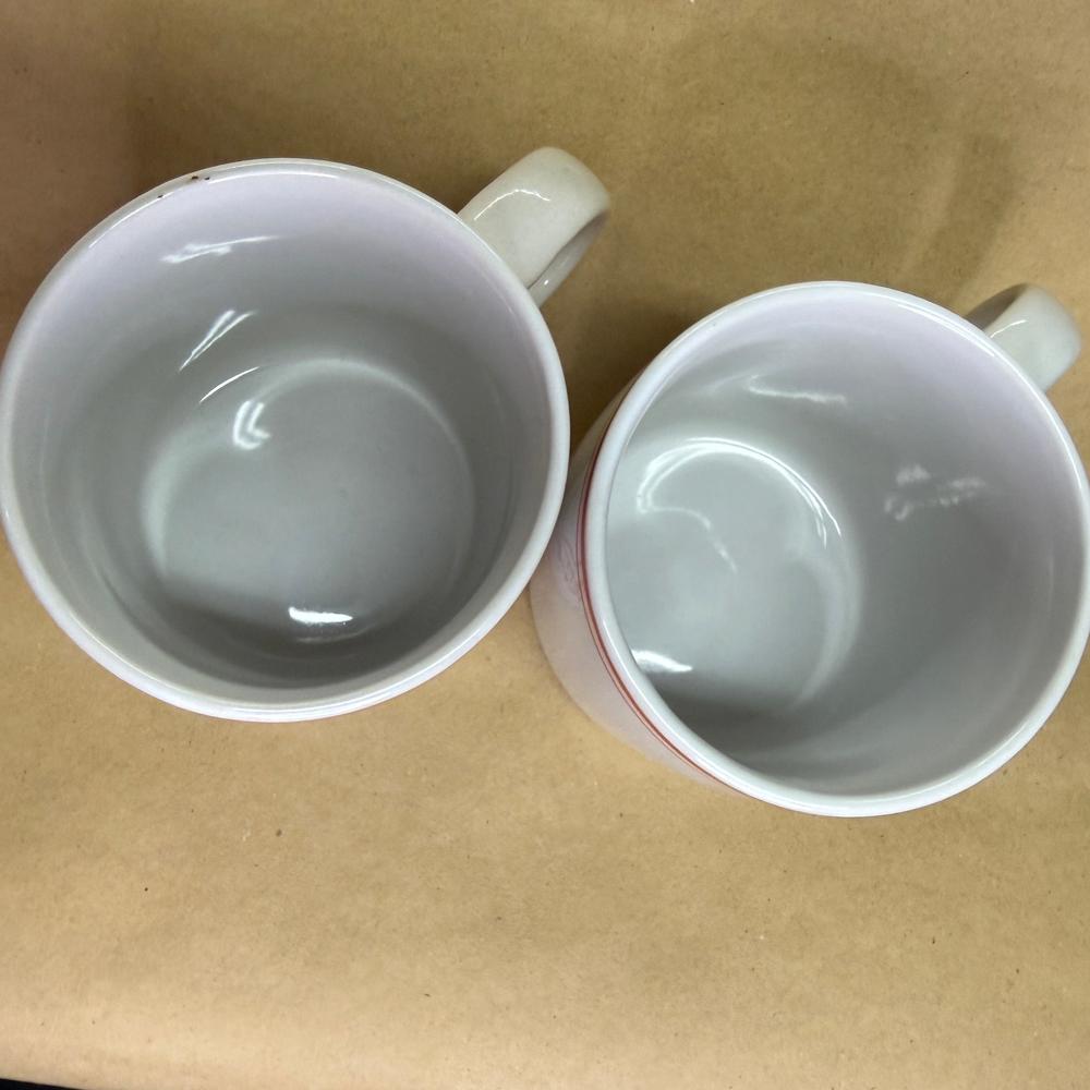 Coca-Cola Cafe from Gibson Mugs-2001 Pair