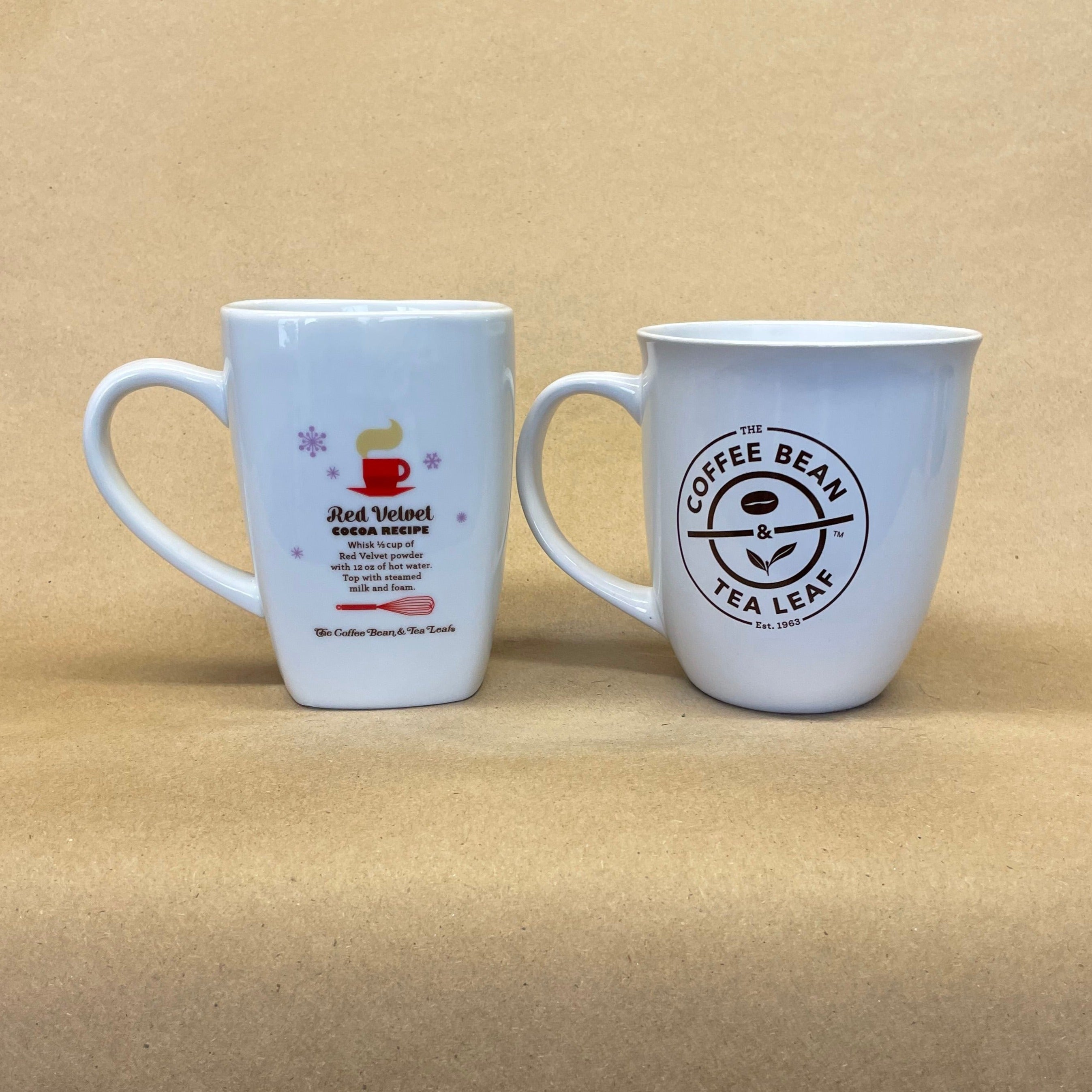 Coffee Bean & Tea Leave Mugs-2014 & 2018 Pair